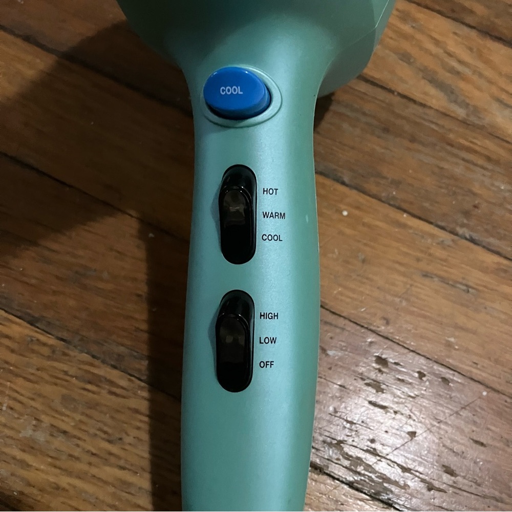 Conair 1875 blow dryer teal - Picture 3 of 5